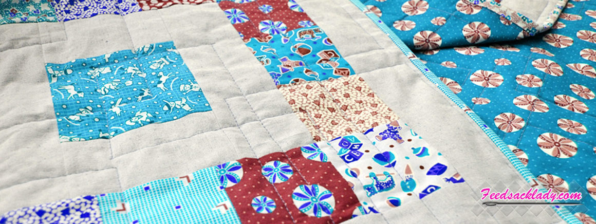 16-patch scrappy Quilt Tutorial - Diary of a Quilter - a quilt blog